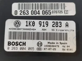 Volkswagen Golf Plus Parkavimo (PDC) daviklių valdymo blokas 1K0919283A
