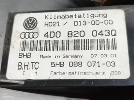 Audi A8 S8 D2 4D Climate control unit 4D0820043Q