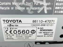 Toyota Prius (XW20) Monitor / wyświetlacz / ekran 8611047071