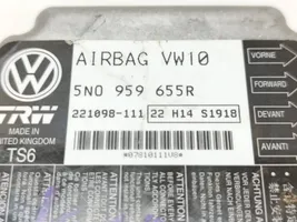 Volkswagen PASSAT B7 Oro pagalvių valdymo blokas 5N0959655R