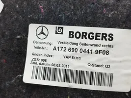 Mercedes-Benz SLK R172 Panneau, garniture de coffre latérale A1726900441