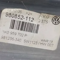 Volkswagen PASSAT B6 Silniczek podnośnika szyby drzwi przednich 1K0959702P