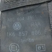 Volkswagen Golf V Pas bezpieczeństwa fotela tylnego 1K6857806F