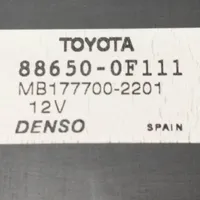 Toyota Verso Unidad de control de la calefacción/aire acondicionado 886500F111