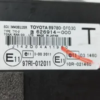 Toyota Verso Unité de commande dispositif d'immobilisation 897800F030