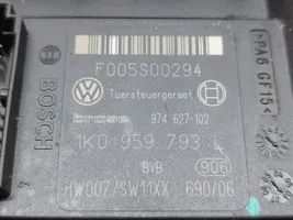 Volkswagen PASSAT B6 Передний двигатель механизма для подъема окон 1K0959701P