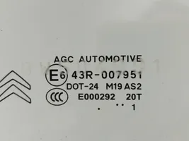 Citroen C3 Etuoven ikkunalasi, neliovinen malli 43R007951