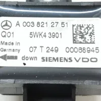 Mercedes-Benz S W221 Gaisa spilvenu trieciensensors A0038212751