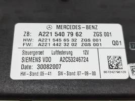 Mercedes-Benz S W221 Centralina/modulo sospensioni A2215407962