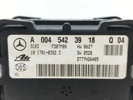 Mercedes-Benz S W221 Sensore di imbardata accelerazione ESP A0045423918