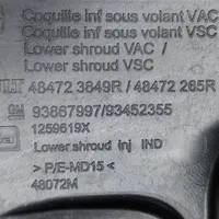 Renault Trafic III (X82) Ohjauspyörän pylvään verhoilu 484723849R