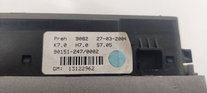 Opel Astra H Panel klimatyzacji 13122962