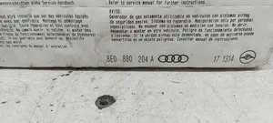 Audi A4 S4 B6 8E 8H Airbag de passager 8E0880204A