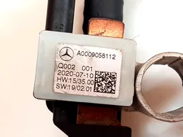 Mercedes-Benz A W177 Minus / Klema / Przewód akumulatora A0009058112