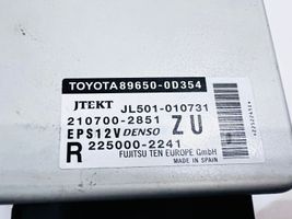 Toyota Yaris Moduł / Sterownik wspomagania kierownicy 2107002851