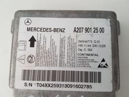 Mercedes-Benz E A207 Oro pagalvių valdymo blokas A2079012500
