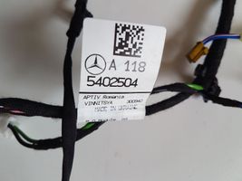 Mercedes-Benz CLA C118 X118 Wiązka przewodów drzwi tylnych A1185402504