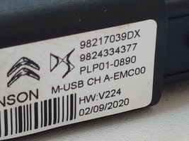 Peugeot 208 Connecteur/prise USB 98217039DX