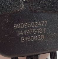 Citroen C5 Aircross Fibbia della cintura di sicurezza anteriore 9809502477
