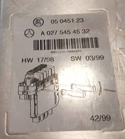 Mercedes-Benz S W220 Module de fusibles A0275454532