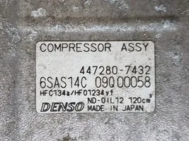 Mercedes-Benz A W176 Ilmastointilaitteen kompressorin pumppu (A/C) 4472807432