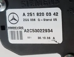 Mercedes-Benz GL X164 Virsbūves loga rūts atvēršanas elektromotoriņš A2518200342