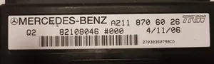 Mercedes-Benz GL X164 Moduł / Sterownik fotela A2118706026