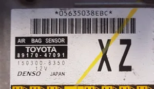 Toyota Prius (XW30) Turvatyynyn ohjainlaite/moduuli 8917047091