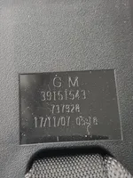Opel Insignia B Fibbia della cintura di sicurezza posteriore 39151543