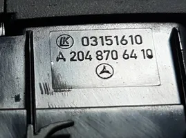 Mercedes-Benz E W212 Interrupteur de verrouillage centralisé A2048706410