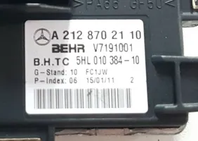 Mercedes-Benz E W212 Lämpöpuhaltimen moottorin vastus A2128702110