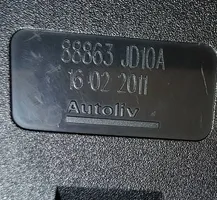 Nissan Qashqai Klamra tylnego pasa bezpieczeństwa 88863JD10A