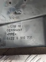 BMW 5 E60 E61 Moldura protectora de la rejilla de ventilación lateral del panel 6910731