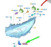 Ford S-MAX Ajovalon kannake em2b-13a004