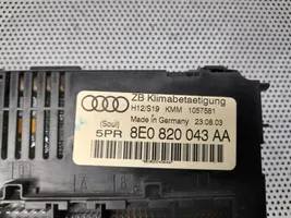 Audi A4 S4 B6 8E 8H Centralina del climatizzatore 