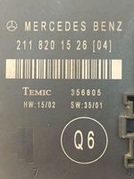 Mercedes-Benz E W211 Durų elektronikos valdymo blokas 2118201526