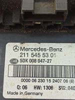 Mercedes-Benz E W211 Ramka / Moduł bezpieczników 2115455301