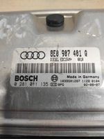 Audi A4 S4 B5 8D Moottorin ohjainlaite/moduuli 8E0907401Q