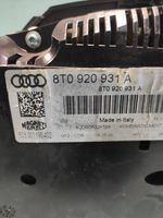 Audi A5 8T 8F Speedometer (instrument cluster) 8T0920931A
