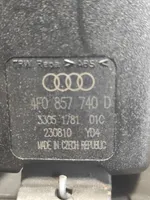 Audi A6 S6 C6 4F Fibbia della cintura di sicurezza posteriore 4F0857740D