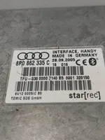 Audi A4 S4 B7 8E 8H Bluetooth modulis 8R0862335C