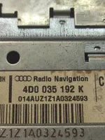 Audi A8 S8 D2 4D Unité principale radio / CD / DVD / GPS 4D0035192K