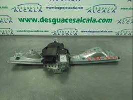 Peugeot 308 Rear door window regulator with motor 9675466380