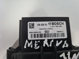 Opel Meriva B Przekaźnik dmuchawy 13503201