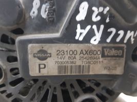 Nissan Micra Alternator 23100AX600