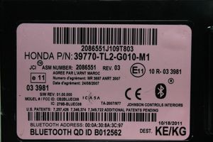 Honda Accord Module unité de contrôle Bluetooth 39770TL2G010M1