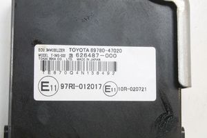 Toyota Prius (NHW20) Moduł / Sterownik immobilizera 8978047020