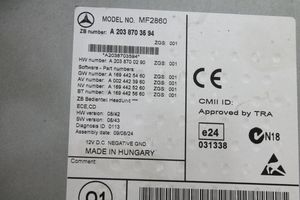 Mercedes-Benz CLC CL203 Panel / Radioodtwarzacz CD/DVD/GPS A2038703594