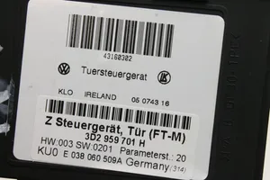 Volkswagen Phaeton Etuoven ikkunan nostomoottori 3D2959701H