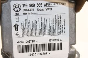 Volkswagen Scirocco Oro pagalvių valdymo blokas 1K0909605AE